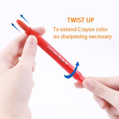 China 24 Color Non-Toxic High Quality Non-Toxic Washable Gel Lipstick Pencil Twistable Pencils for sale