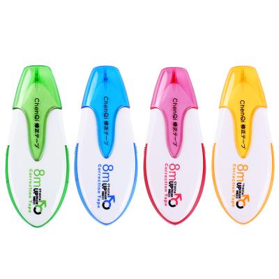 China Eco-friendly Cheap Wholesale Portable Stationery Student Use School Small Four Color Decorative Correction Tape for sale