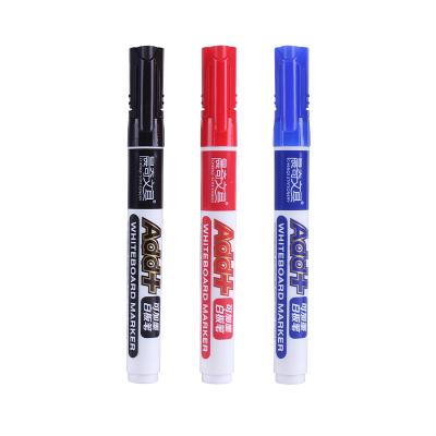 China Pastel Color Office School Stationery Cute Double Ended Soft Color Highlighter Pad Eyes Highlighter Pen for sale