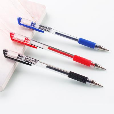 China Fineliner Normal Lapiceros Plastic Red Blue Black Gel Pen for sale