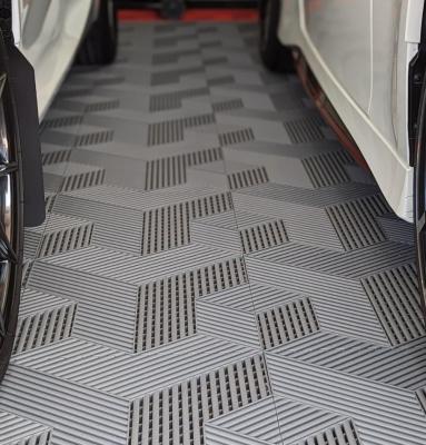 China Anti Impacting Garage Floor Squares OEM Puzzle Garage Flooring for sale