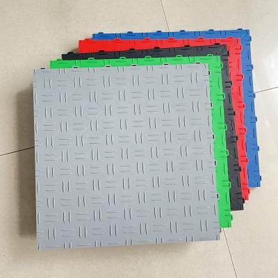 China Interlocking Garagetrac Diamond Flex Garage Floor Tiles 18mm Thickness for sale