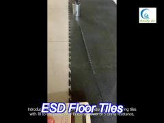 esd interlocking pvc garage flooring 10 ohm esd flooring tiles