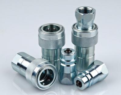 中国 LSQ-PK Hydraulic Coupling Single Handed Operation Hydraulic Connectors Fittings 販売のため