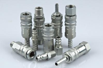 China Chrome Three Pneumatic Coupling Quick Connect 1.6 Mpa LSQ-320 CEJN 320 Type zu verkaufen