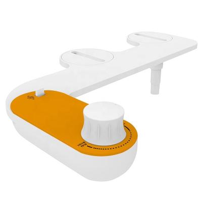 China Modern Premium Clean Water Toilet Attachment Non-electric Self-cleaning Cold Water Extra Slim Bidet for sale