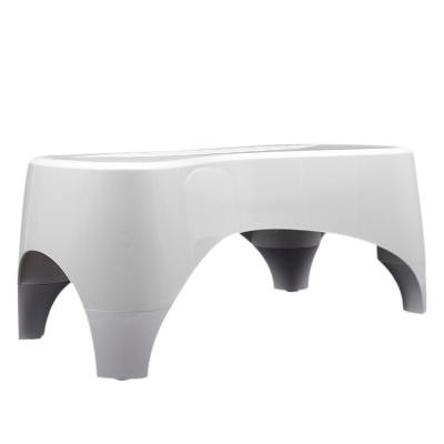 China 2022 New Design ABS Modern Toilet Ottoman Washroom Stool Bathroom Toilet Step Stool for sale