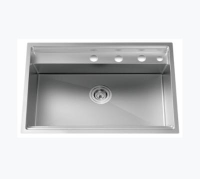 China Without Faucet Stainless Steel Sink HL3052R Single Bowl Deep Kitchen Sink for sale