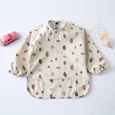 China Sustainable Baby Bibs Toddler Waterproof Apron For Girls for sale