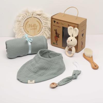 China 100% Eco-friendly Newborn Baby Gift Box Educational Gift Sets for sale