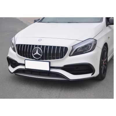 China Upgrade Original Grill Hot Sale GT Style Front Grille Silver For Benz A Class W176 2016-2018 Electroplate Grill ABS Plastic Ventilation Grill for sale