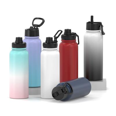 China Hot Seller PORTABLE Wide Mouth Stainless Steel Insulation Sports Water Bottle For Camping for sale