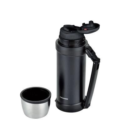 China PORTABLE Wholesales Portable Triple-layered 1200ML 18/8 Stainless Steel Thremal Coffee Pots With Handle for sale