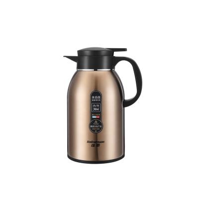 China Shinetime PORTABLE OEM ODM 1800ML High Quality Handle Insulated Vacuum Coffee Pot for sale