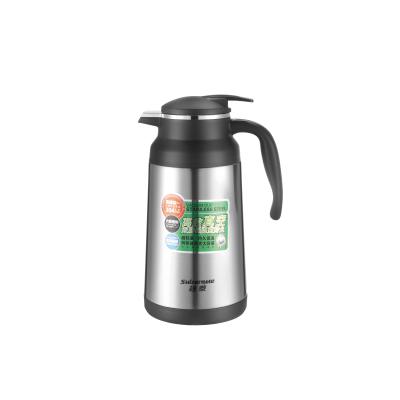 China Custom PORTABLE 1500 1800ml Classic Logo Steel Double Wall Vacuum Insulated Coffee Pot For Family for sale