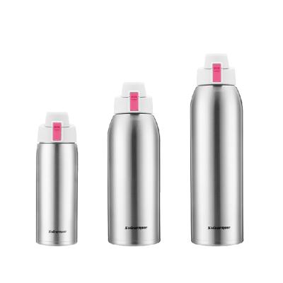 China Wholesale PORTABLE 1500ML Vacuum Stainless Steel Eco Friendly Flask With One Touch Open Lid For Camping for sale