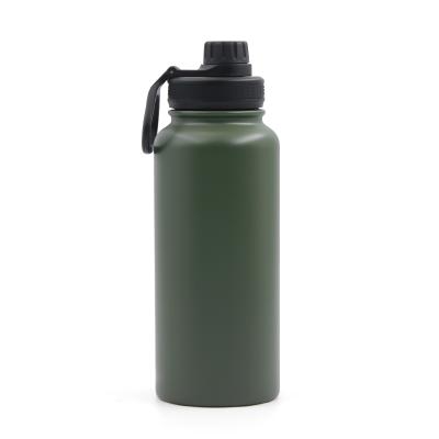 China Bpa Free High Quality PORTABLE Wide Mouth Stainless Steel Vacuum Insulated Water Bottle With Plastic Lid for sale