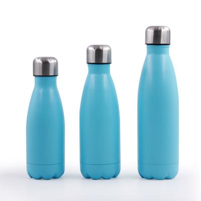 China 500ml Travel Water Bottle Cola Shape Stainless Steel Vacuum Insulated Leakproof Double Walled Water Bottle PORTABLE 500ml for sale