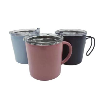 China 2021 10OZ Stainless Steel Travel PORTABLE Hot Selling Double Walled Coffee Mug for sale