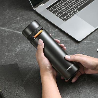 China PORTABLE Custom Logo 500ml 18ml Water Bottle 18ml Stainless Steel Temperature Smart Displat Vacuum Flask for sale