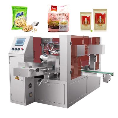 China Automatic Food Stand Up Zipper Bag Freeze Dried Fish Dried Fruit Vegetable Packing Machine for sale