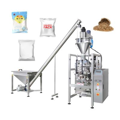 China Automatic Food Powder Sachet Fill Stand Up Seal Pepper 1kg Food Tapioca Flavor Wheat Flour Powder Corn Packaging Machine for sale