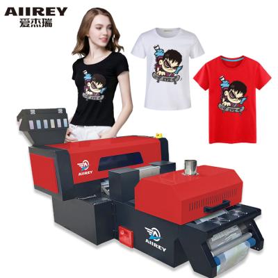 China Retail dtf printing equipment maker 30CM dtf film heat transfer dtf printer with puddle powder machine for sale