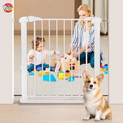 China Extra Wide Baby Gates Safety For Doorways Stairways Child Safety Guard Fence Adjustable Baby Safety Gate for sale