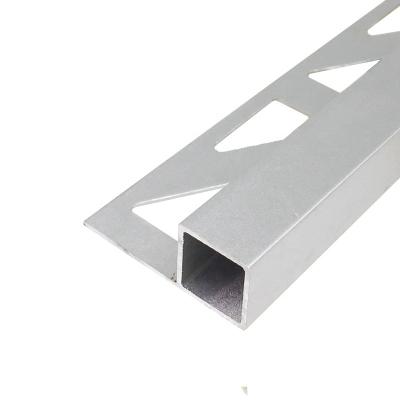 China Customized Modern Different Shapes Decorative Metal Aluminum Tile Trim for sale