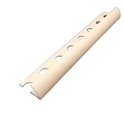 China Modern Free Sample Custom Plastic Ceramic Ceramic Tile Trim Curved Shape Ledge Strip PVC Tile Trim for sale