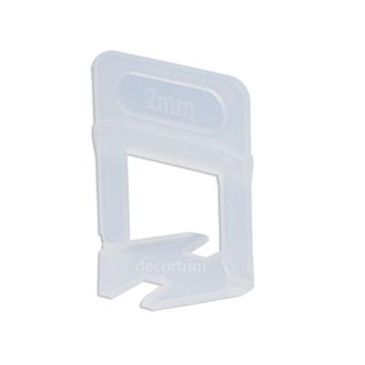 China Modern 2mm Plastic Tile Spacer Clip In Multipe Color for sale