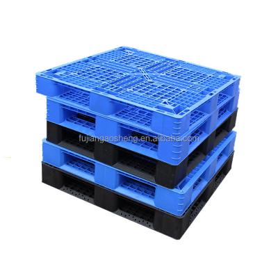 China Single Faced Double Face 1200*1000 Beverage Cheap Price Shipping Storageouterwear Coaturo HDPE Euro Plastic Pallet 1210BLUE01 Gaosheng NC; FUJ for sale