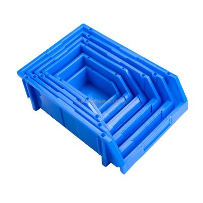 China Recycled Materials Kids Toy Spare Part Box Cheap Price Industrial Plastic Portable Boxes Plastic Stackable And Dividable Storage Shelf Bins for sale