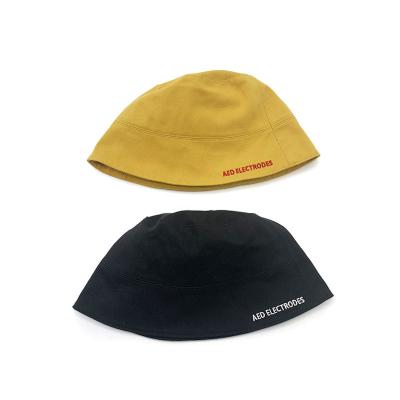 China 100% Custom Made Dobby Factory Price Fashion Embroidery Logo Cotton Fisherman Adult Yellow Plain Ladies Bucket Hat and Hat for sale