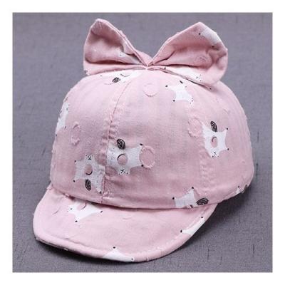 China High Quality Custom Wholesale COMMON 6 Panel Embroidery Printed Baseball Cartoon Snapback Flat Hat Baby Hats For Kids for sale