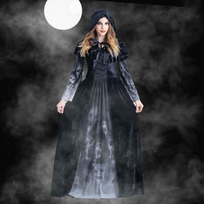 China Halloween costume adult female god of death dress horror skull vampire costume bar ds cosplay costume Halloween party Halloween party for sale