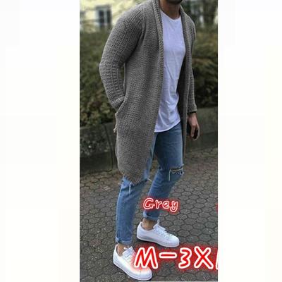 China Anti-wrinkle HC0390 Wish 2021 Mens Wish Amazon Mens Sweater Long Sleeve Plus Size Long Cardigan Sweater for sale