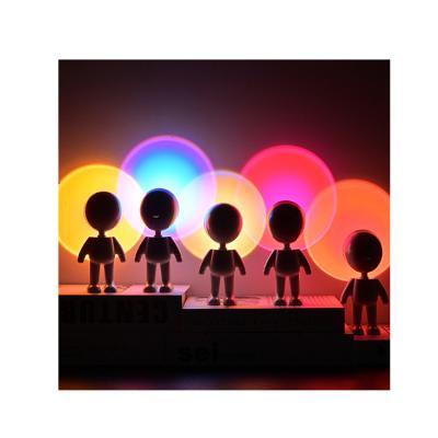 China Modern Premium Sunset 16 Colors Desktop Projection Lamp Remote Control Starry Projection Lamp for sale