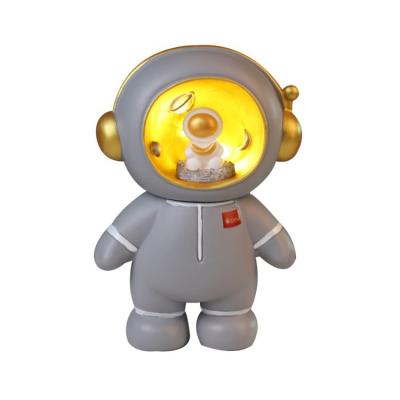 China Ceramic Lush Design Money Box Safe Astronaut Projector Light Astronaut With Light for sale