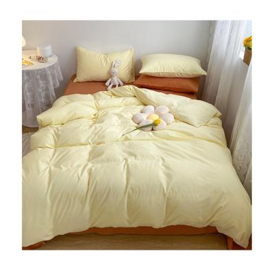 China Nondisposable Quality Guarantee Four-Piece Bedding Sheet 4 Piece Set 4 Piece Silk Bedding Set for sale