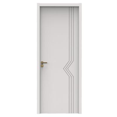 China Factory New Design High Quality Waterproof WPC Interior Weatherproof Wooden Composite Door for sale