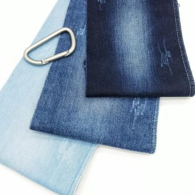 China 15.3 oz Breathable Even Heavy Stretch TR Weave Denim Fabric Stock For Designed Jeans for sale