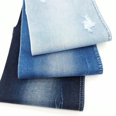 China Breathable Spandex Top For Big Brand Indigo Textile Denim Fabric Stock Lot Made In China For Skinny Pants for sale