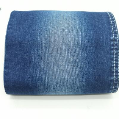 China High Breathable Medium Weight Spandex Indigo Twill Weave Denim Fabric Stock For Jeans for sale