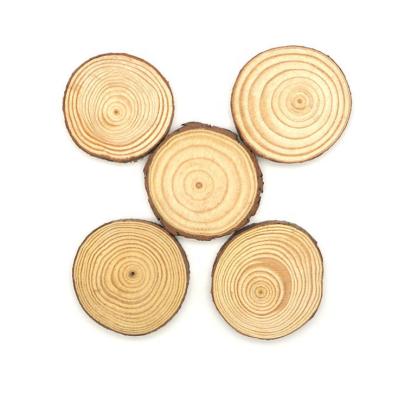 China China Vintage DIY Handmade Wooden Round Plate Blank for sale