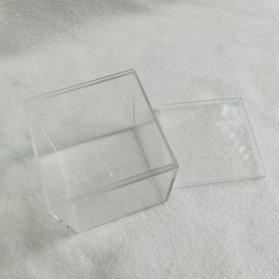 China Transparent Europe Square Shape Miniature Plastic Candy Box for sale