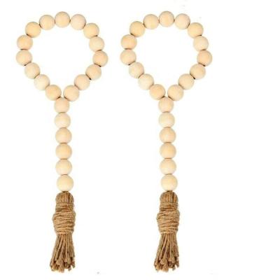 China Garland With Fringe Natural Wooden Beads from Europe for sale