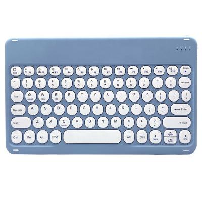 China Mini Wireless Portable Slim Wireless Keyboard 78 Keys For Apple iPhone Samsung Android iPad Tablet 10 inch for sale