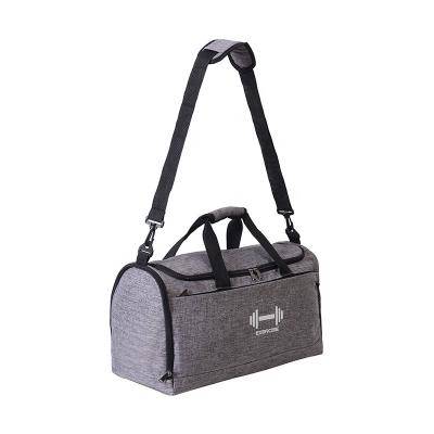 China Customized Logo Fasion Men's Gym Bag Large Capacity Waterproof Sports Travel Bag for sale