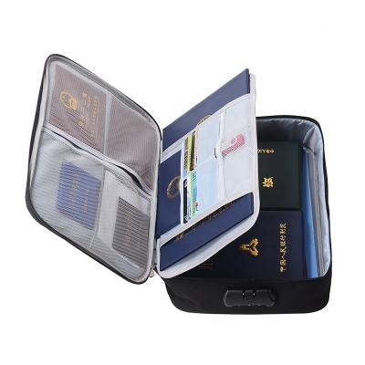 China Multi-layer Large Capacity Multi-Function Certificate Holder Certificate Storage Bag Household Box Certificate Document Card Package Matching Bag for sale